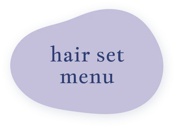 hair set menu